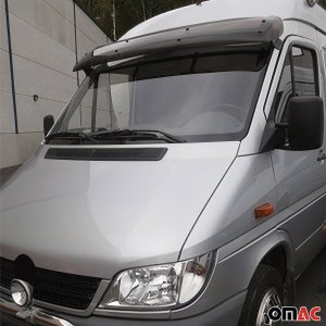 Mercedes Sprinter W903 Sun Deflector and Hood Deflector Kit - Omac - Wind Deflector 2Pcs - '00-'06 Mercedes Sprinter W903 Sun Deflector and Hood Deflector Kit - Omac - Wind Deflector 2Pcs - '00-'06